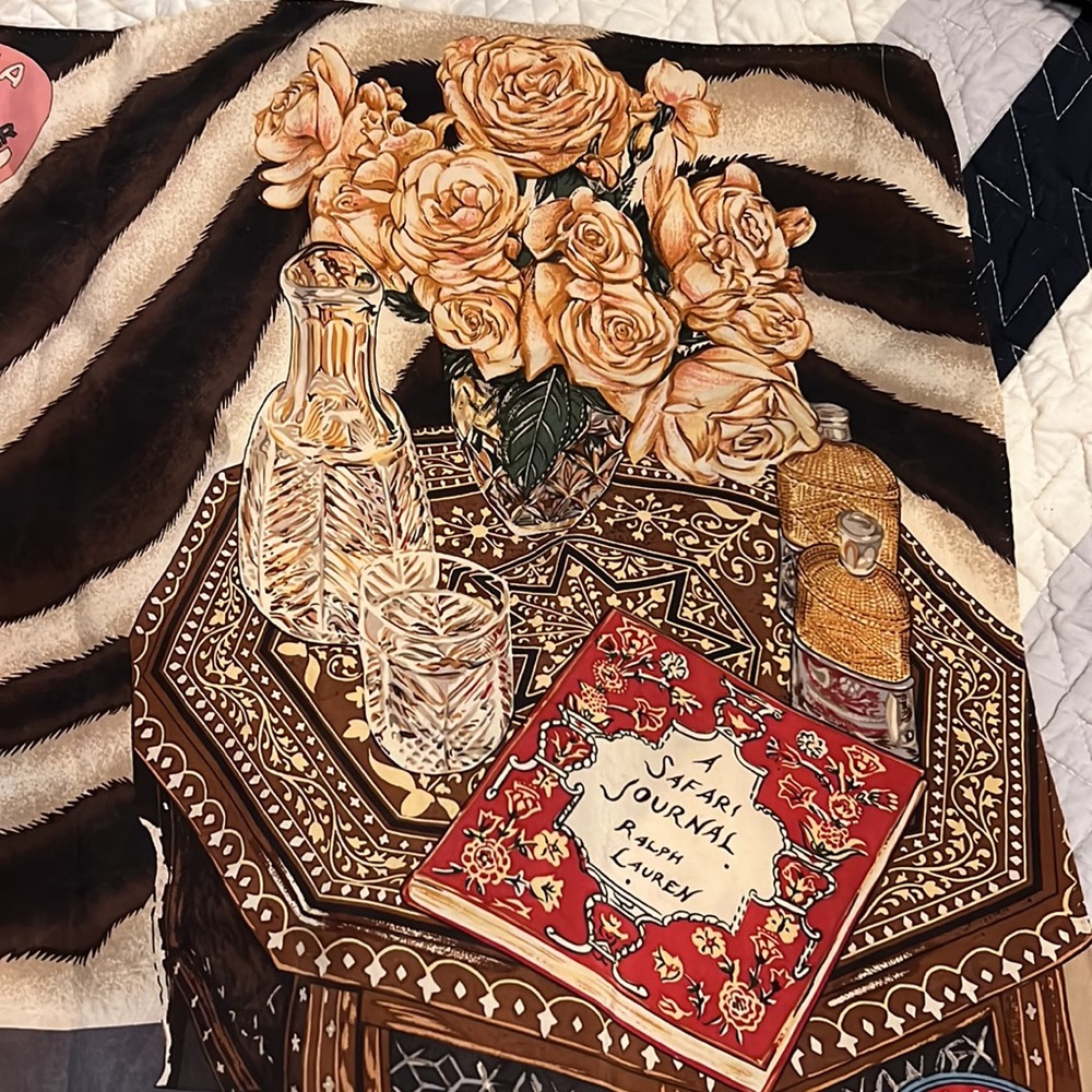 Ralph Lauren silk British India A Safari Journal scarf 33” square - Picture 11 of 12